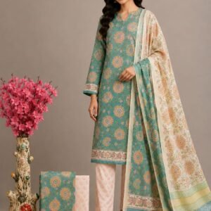 Comfort Cotton Elegance Unstitched Suit