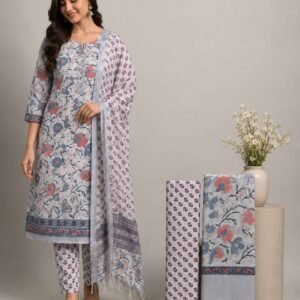 Cotton Mulmul Unstitched Suit