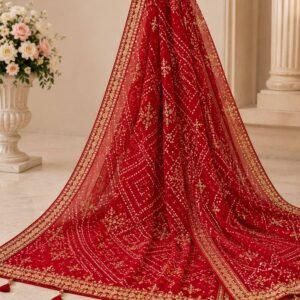 Traditional Bandhej Dupatta