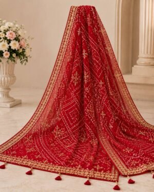 Traditional Bandhej Dupatta