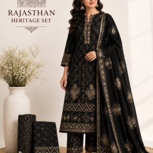 Jaipur Wave Leheriya Unstitched Suit