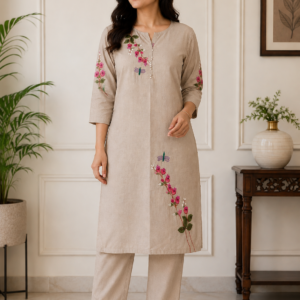Premium 100% Lilan Embroidered Suit