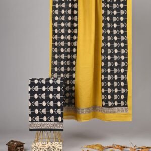 Mulmul Cotton Suite Hand Block Premium Suit
