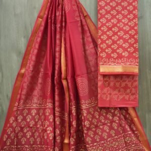 maheshwari Suit  with Golden Butti