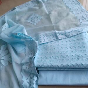 Applique work cotton suits