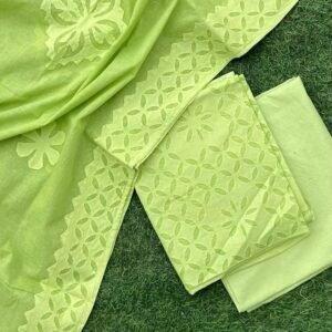 Applique work cotton suits